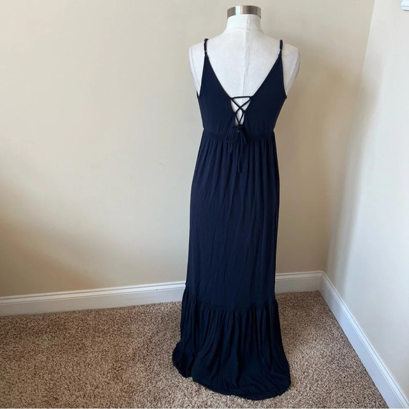 New! Favorite Daughter Navy Weekend Plunge Maxi Dress nwt 26177 - Picture 7 of 11